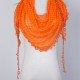 1341 orange lace scarf
